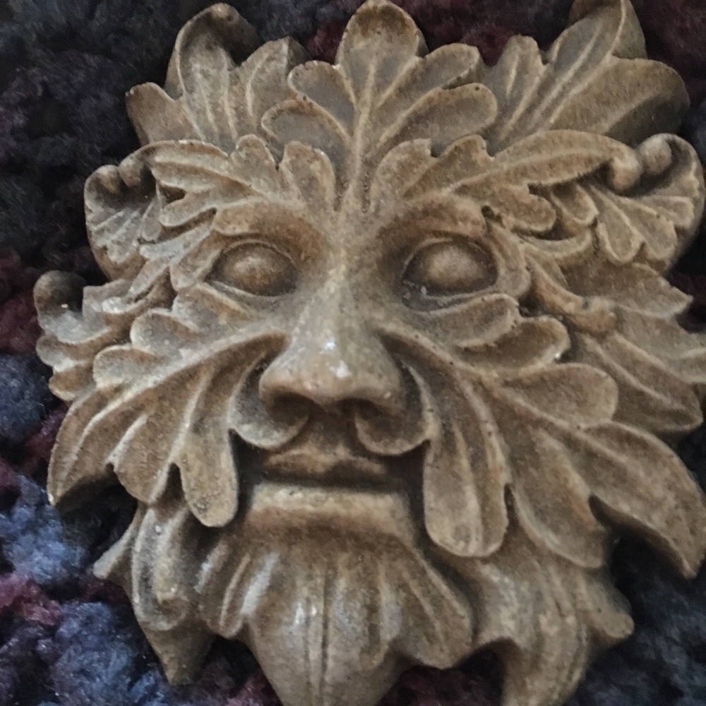 Green man household wall fashion cement